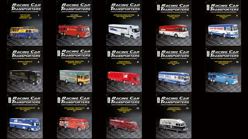 ADATBÁZIS – Racing Car Transporters full list