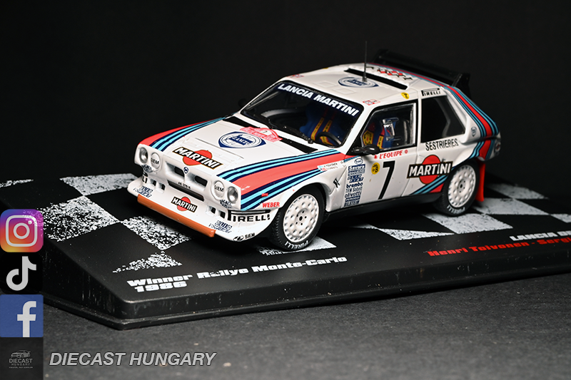 Lancia Delta S4 monte carlo rally Henri Toivonen Sergio Cresto 1:43