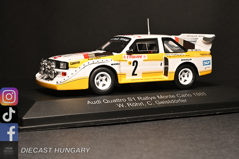 Audi Sport quattro S1 1:43 cmr walter röhrl rally