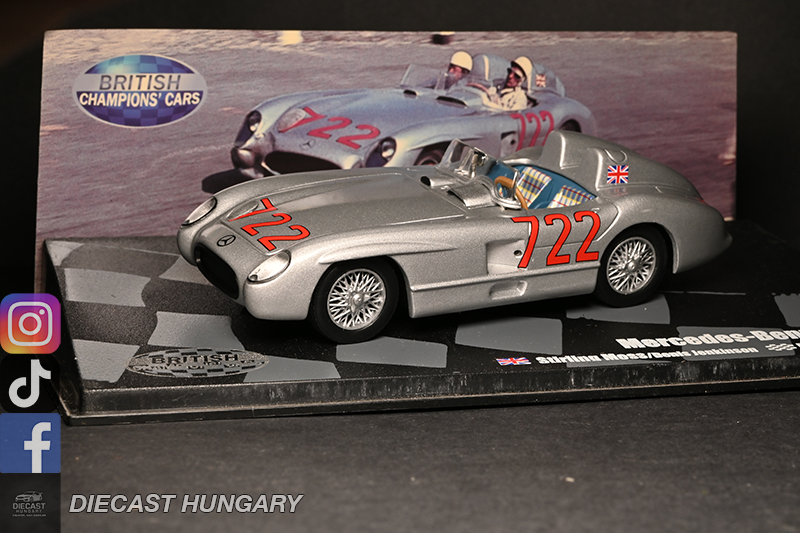 Mercedes-Benz 300 SLR Stirling Moss Denis Jenkinson 1:43 diecast