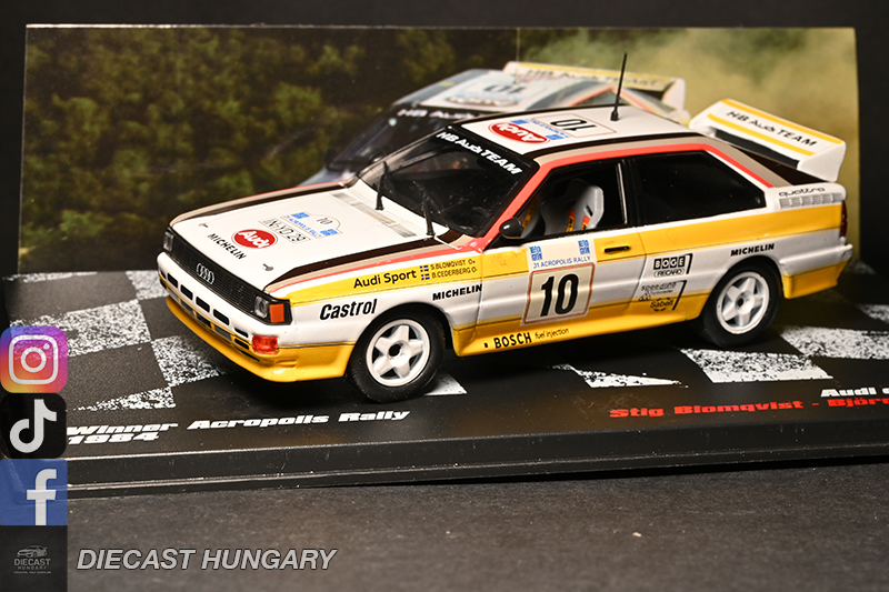 Audi quattro A2 ixo 1:43 rally diecast model